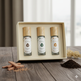 Earth Heritage Attars Combo (Vetiver, Rain & Saldawood)