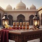 Oud Attars Royalty Pack- Afghan, Amber, Great, Vanilla, Wazir