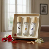 Ultimate Heritage Attars Combo (Rose, Jasmine & Saffron-Sandal)