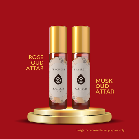 Musk & Rose [Oud] Attars Combo at Rs 1190