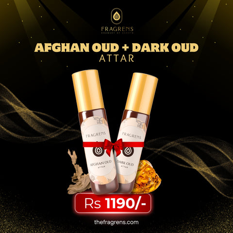 Afghan & Dark [Oud] Attars Combo at Rs 1190