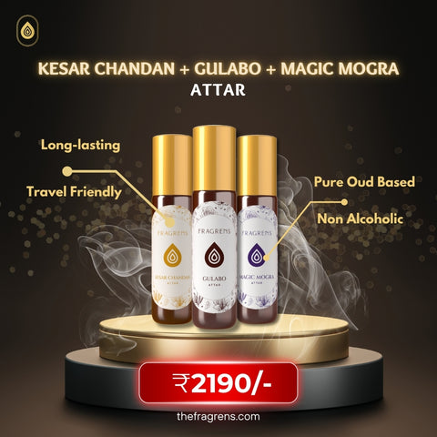 Gulabo + Kesar chandan + Magic Mogra (Combo)