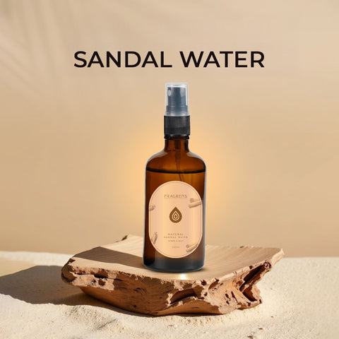 Pure Sandalwood water - skincare (as a toner, facial mist, or mask ingredient), haircare (for conditioning and soothing the scalp).