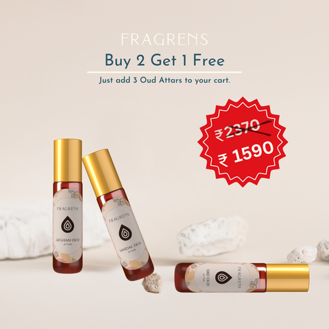 Oud Combo: Any 3 Oud Attars at Rs 1590