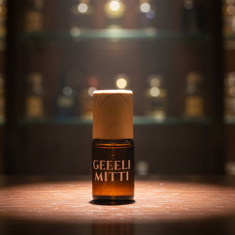 Heritage Attars Trial Pack- Rose, Jasmine, Vetiver, Saffron-Sandal, Petrichor
