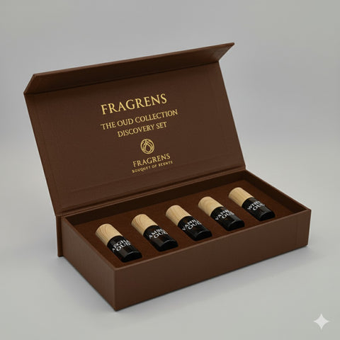 Oud Attars Royalty Pack- Afghan, Amber, Great, Vanilla, Wazir